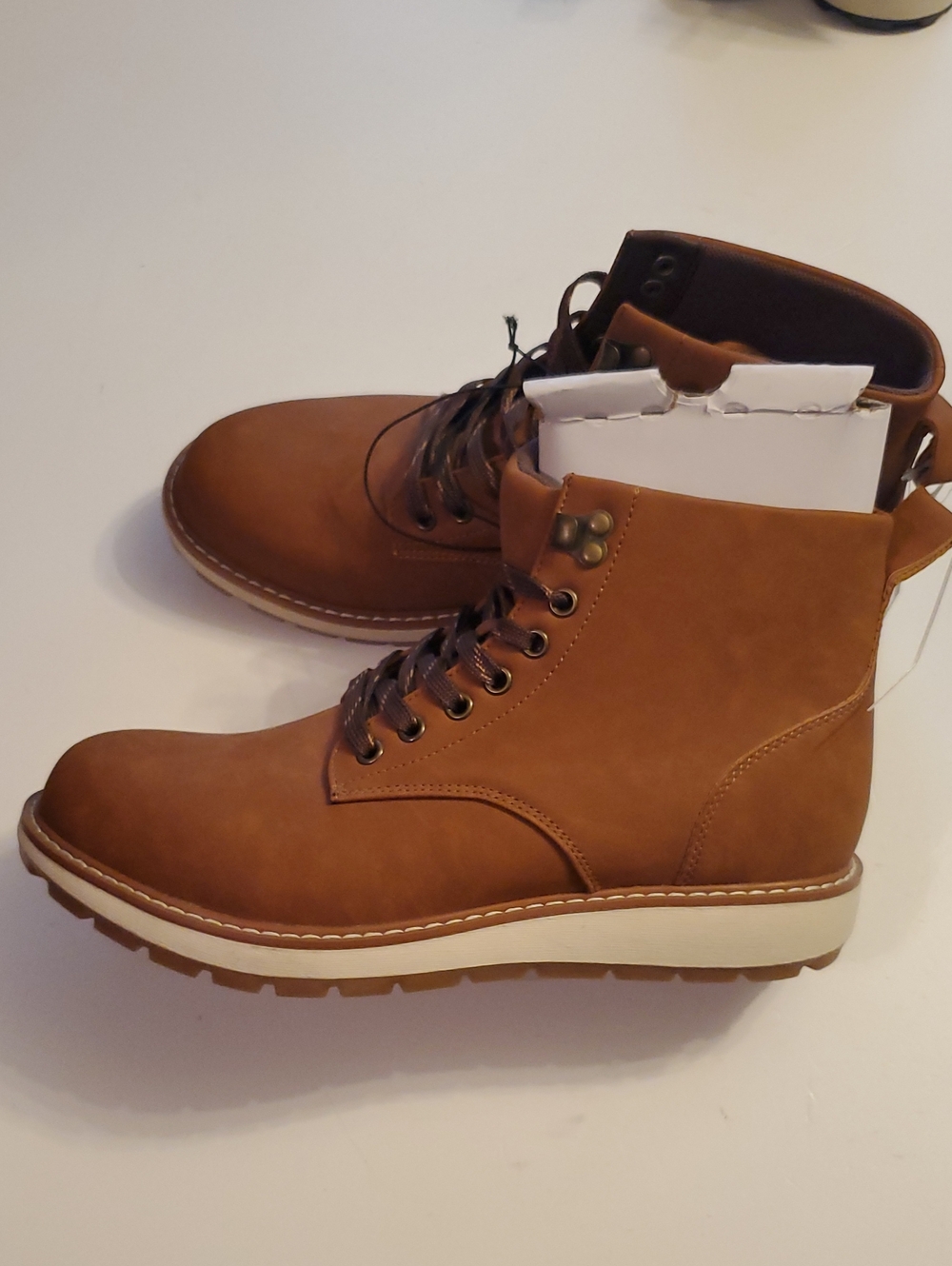 Men's  Goodfellow&co Lace-Up  Casual BrownBoots, New size 9.